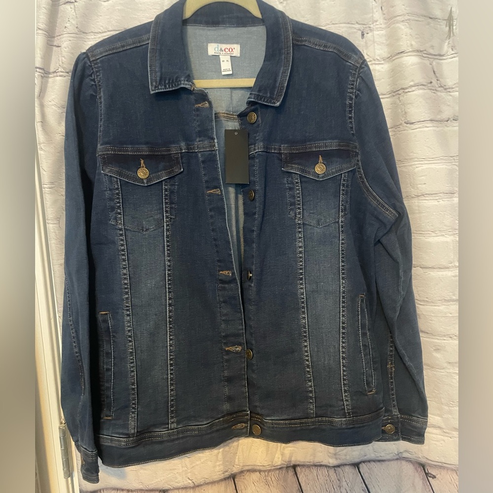 NWT Denim & Co Denim Jacket